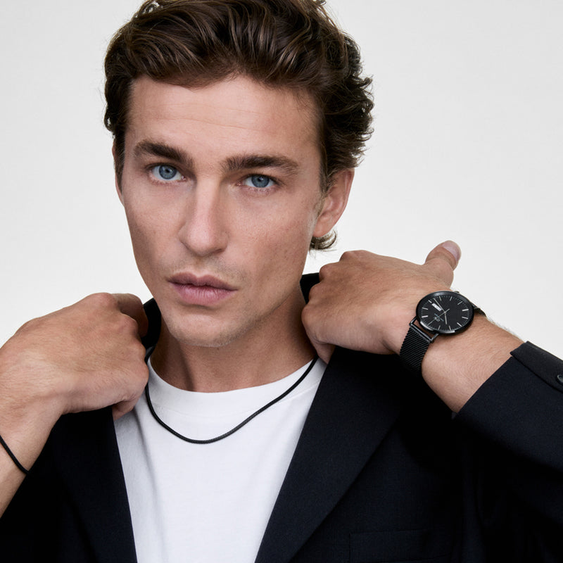 Reloj Classic Day Display Onyx Negro B Negro