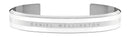Pulsera Mediana Blanca Satinada Emalie