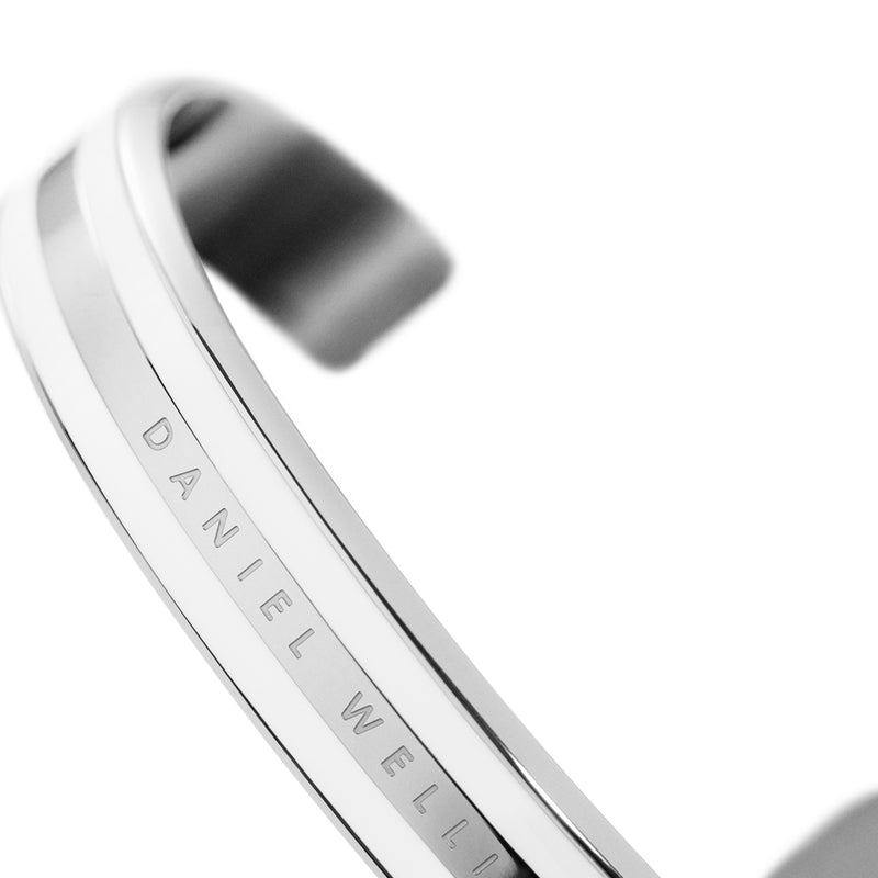 Bracelet Emalie Satin White Small