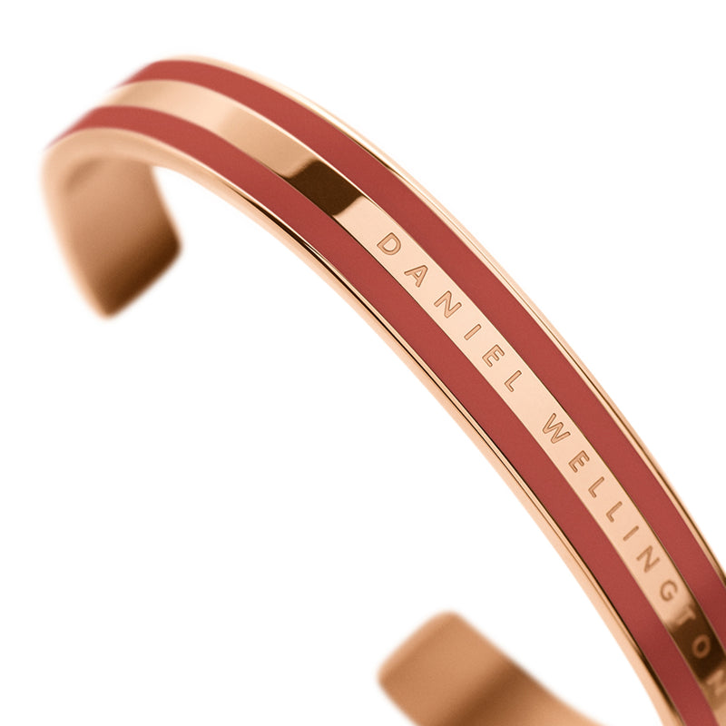 Bracelet Emalie Red Rose Gold Medium