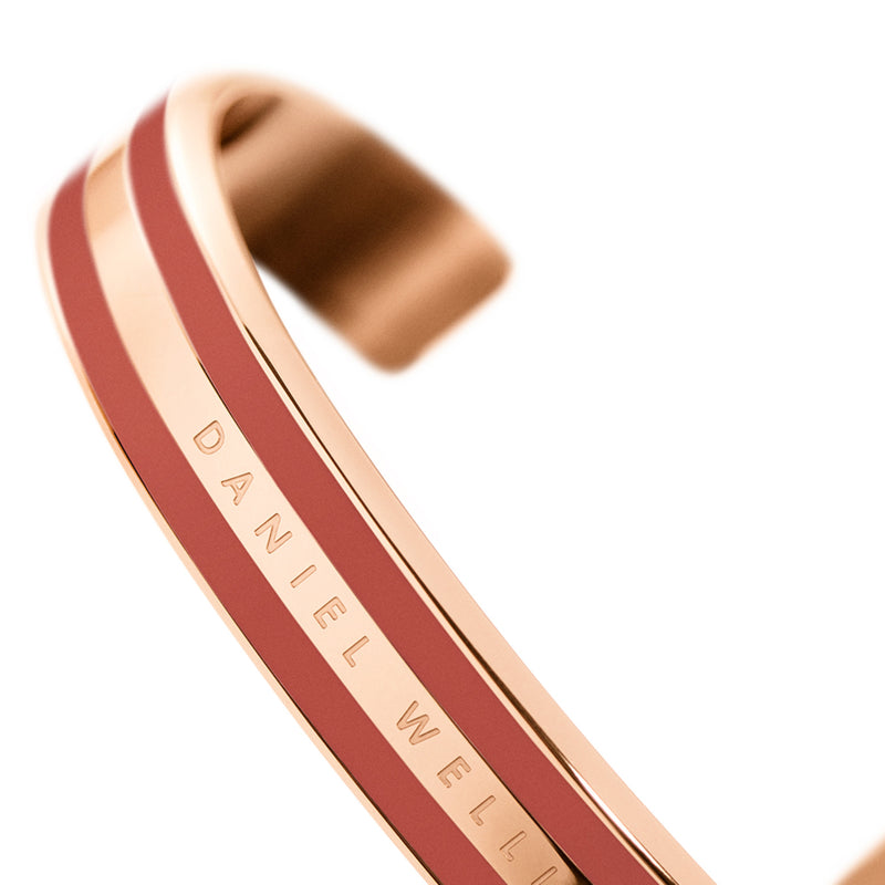 Bracelet Emalie Red Rose Gold Medium