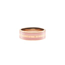 Anillo Emalie Rosa Polvorienta Oro Rosa Rosa Polvorienta