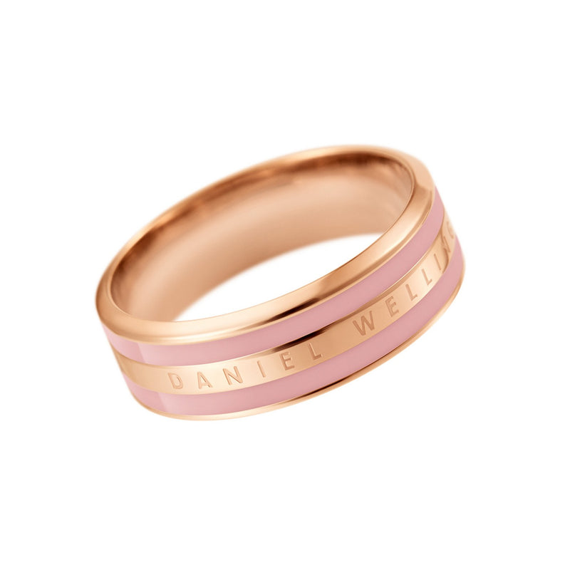 Anillo Emalie Rosa Polvorienta Oro Rosa Rosa Polvorienta