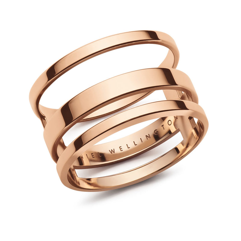 Anillo Elan Triada de Oro Rosa