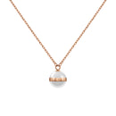 Collar Aspiración de Oro Rosa Blanco