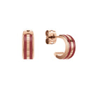 Boucles D'oreille Emalie Cherry Blush Rose Gold