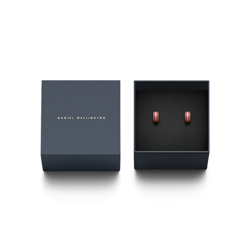 Boucles D'oreille Emalie Cherry Blush Rose Gold