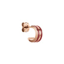 Boucles D'oreille Emalie Cherry Blush Rose Gold