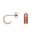 Boucles D'oreille Emalie Cherry Blush Rose Gold