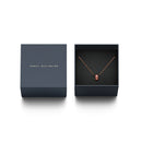 Collar Emalie Cherry Blush en oro rosa