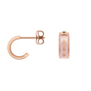 Boucles D'oreille Emalie Cherry Blossom Rose Gold