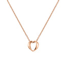 Collier Elan le Coeur Rose Gold