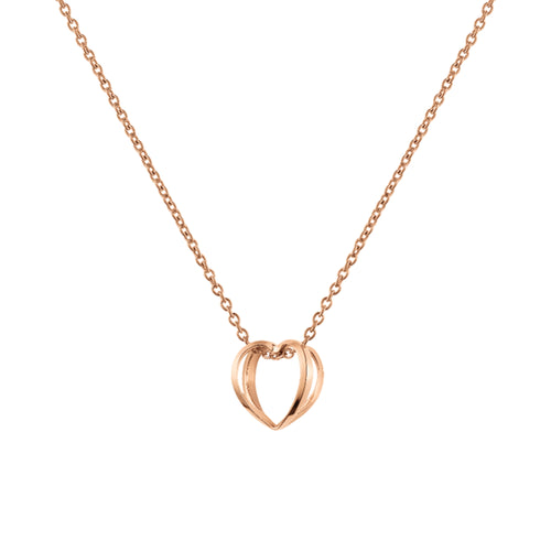 Collier Elan le Coeur Rose Gold
