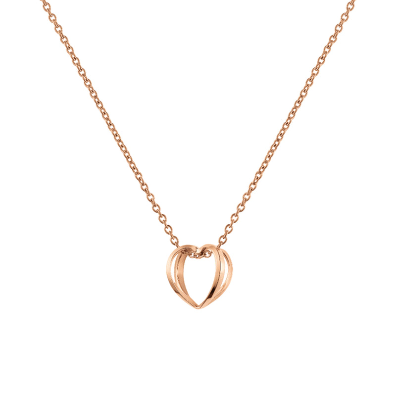 Collier Elan le Coeur Rose Gold