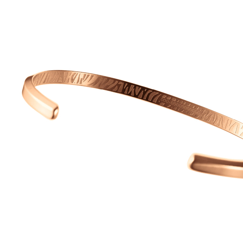 Pulsera Clásica Tigre Oro Rosa Pequeña