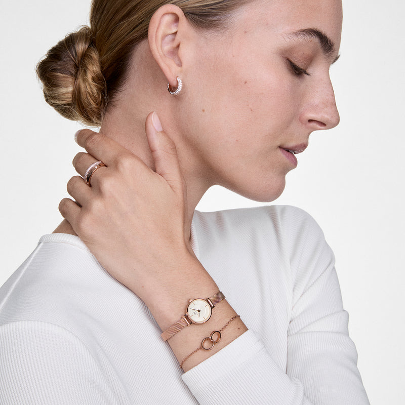 Classic Lumine Unity Rose Gold Bracelet
