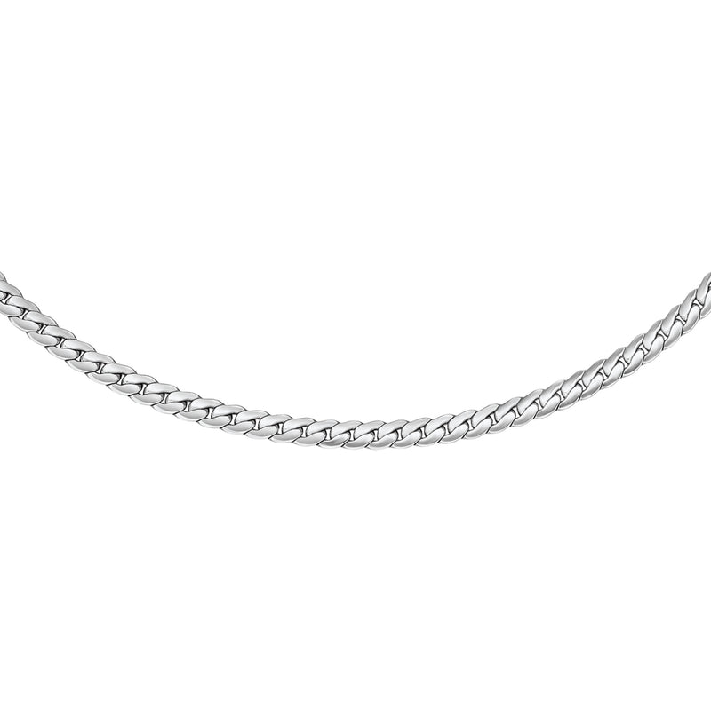 Collar Corto Elan Cadena Plana Plata