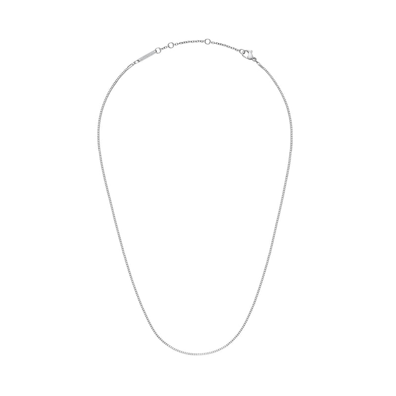 Collar corto Elan Box Chain de plata