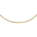 Elan Box Chain Short Gold Necklace
