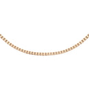 Elan Box Chain Long Rose Gold Necklace