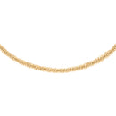 Elan Twisted Chain Long Gold Necklace