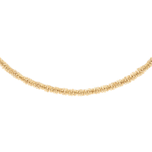 Collier Elan Twisted Chain Long Gold