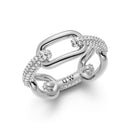 Bague Crystal Link Silver Silver