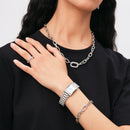 Bague Crystal Link Silver Silver