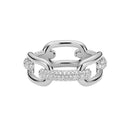 Bague Crystal Link Silver Silver