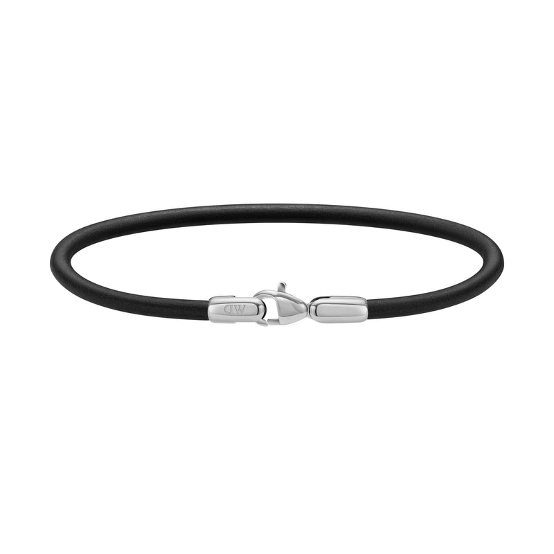 Bracelet Leather Sheffield Silver