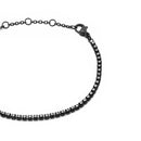 Pulsera Tenis Cristal Negro