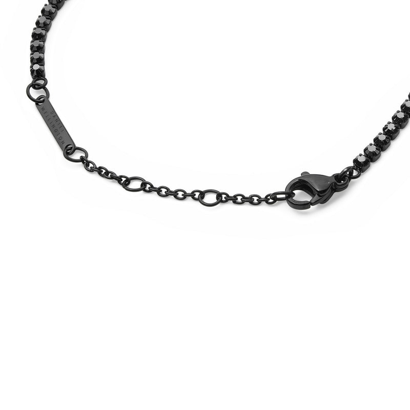 Pulsera Tenis Cristal Negro