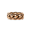 Anillo de Cadena de Oro Rosa