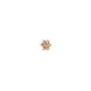 Micro Flower Stud Earring Rose Gold