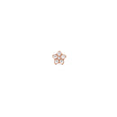 Micro Crystal Star Earring Rose Gold
