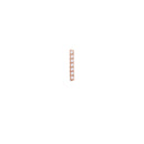 Micro Crystal Line Rose Gold Earring