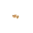 Micro Flower Stud Earring Gold
