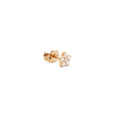 Micro Crystal Star Gold Earring
