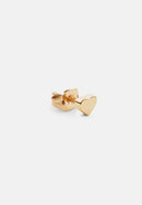 Micro Heart Gold Earring
