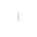 Micro Crystal Line Gold Earring