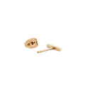 Micro Crystal Line Gold Earring