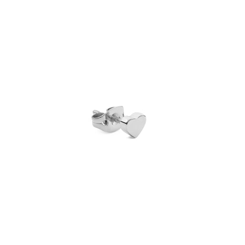 Boucle D'Oreille Micro Heart Silver