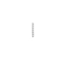 Micro Crystal Line Silver Earring