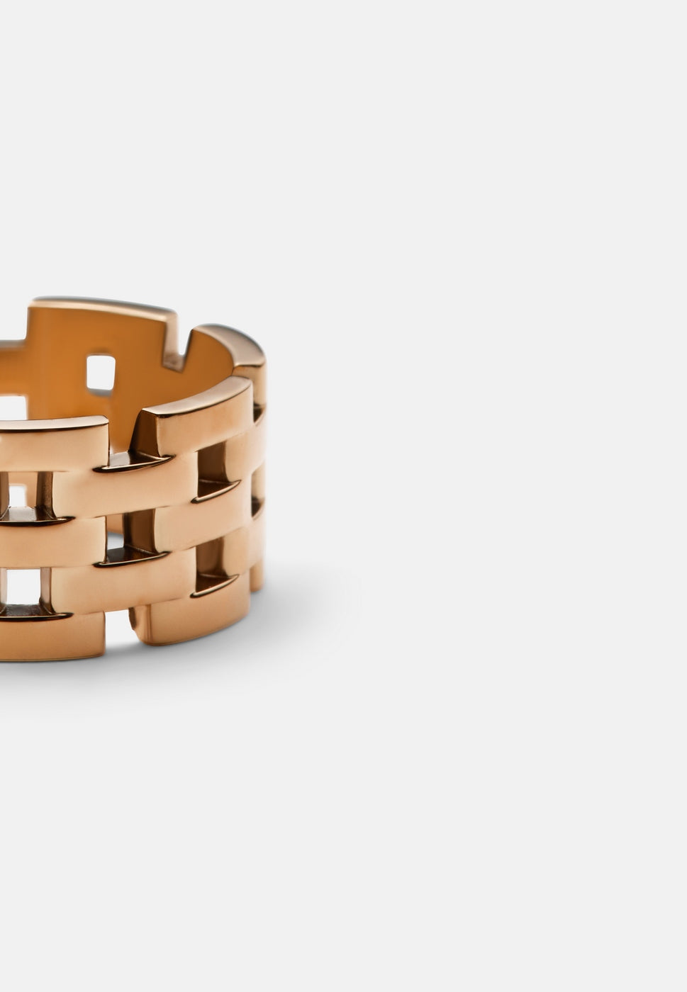 5 Link Ring Rose Gold