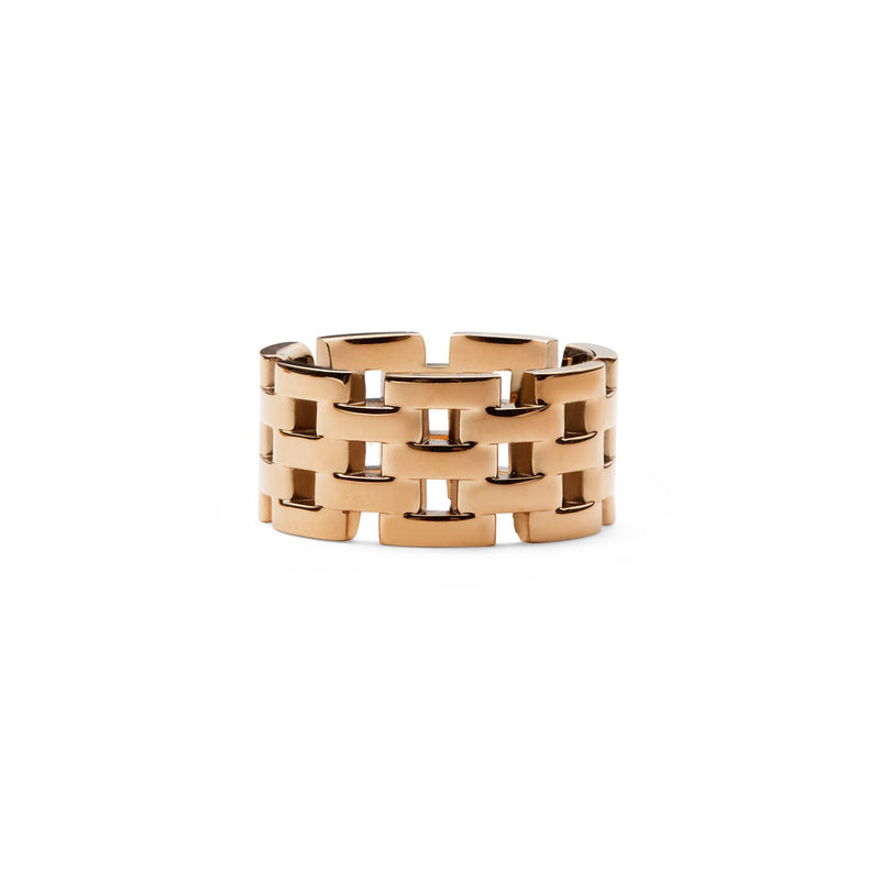 5 Link Rose Gold Ring