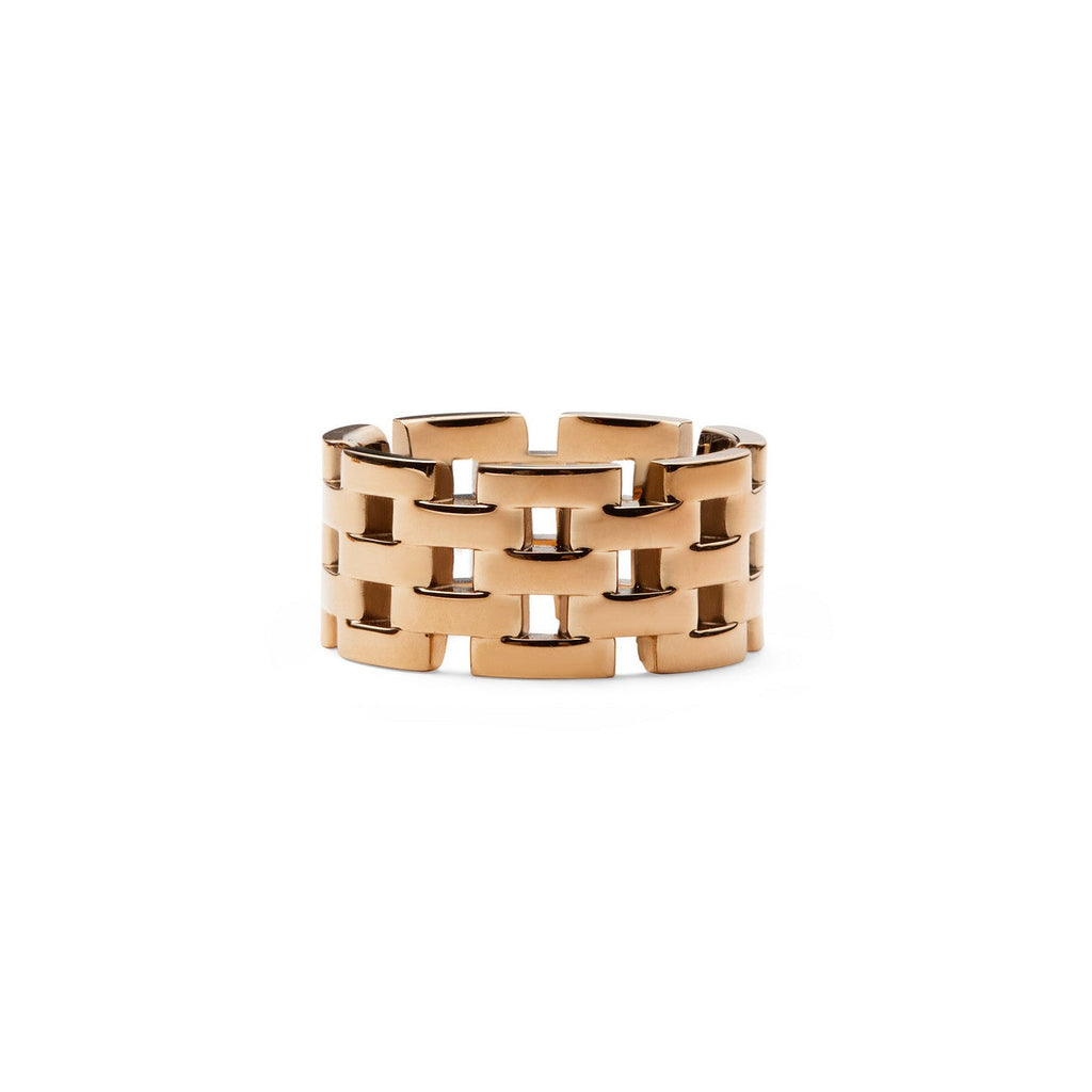 5 Link Ring Rose Gold