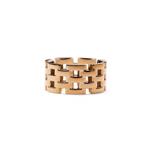 5 Link Ring Rose Gold
