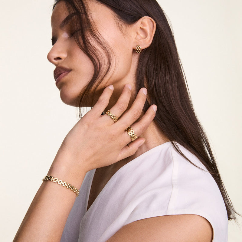 Bague 5 Link Gold