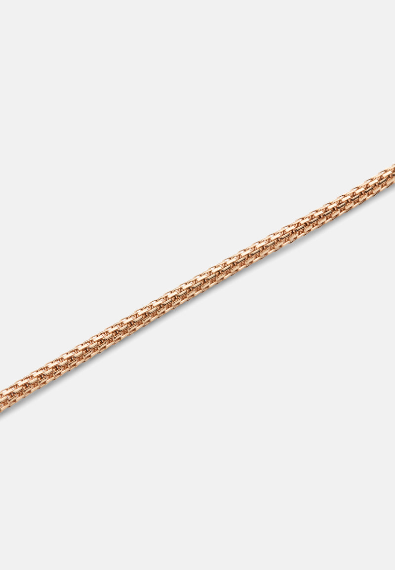 Collar Tide Malla 1.8 Oro Rosa