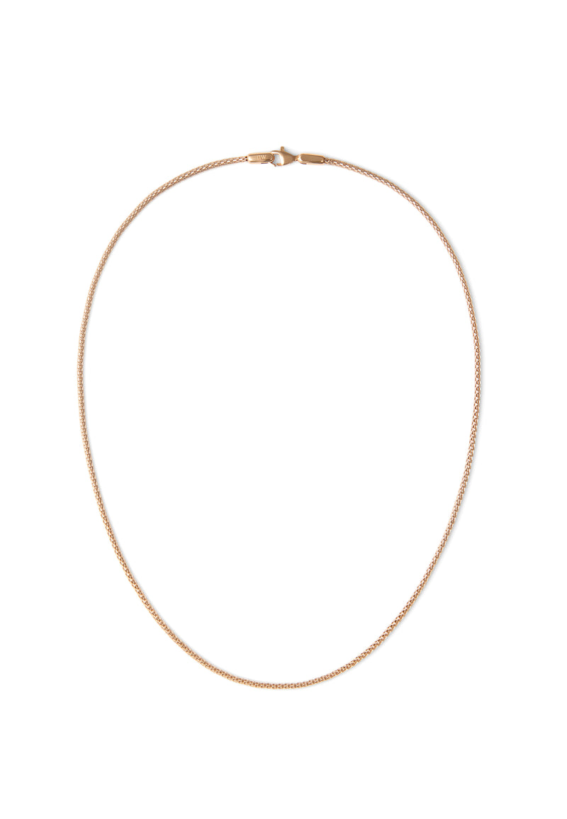 Collar Tide Malla 1.8 Oro Rosa